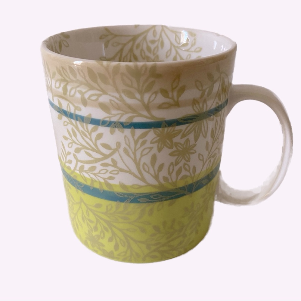 Starbucks Zen Leaves Mug Dated 2008